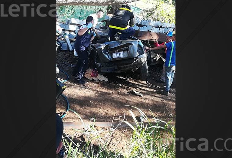 Accidente del tren genera emergencia en Alajuela