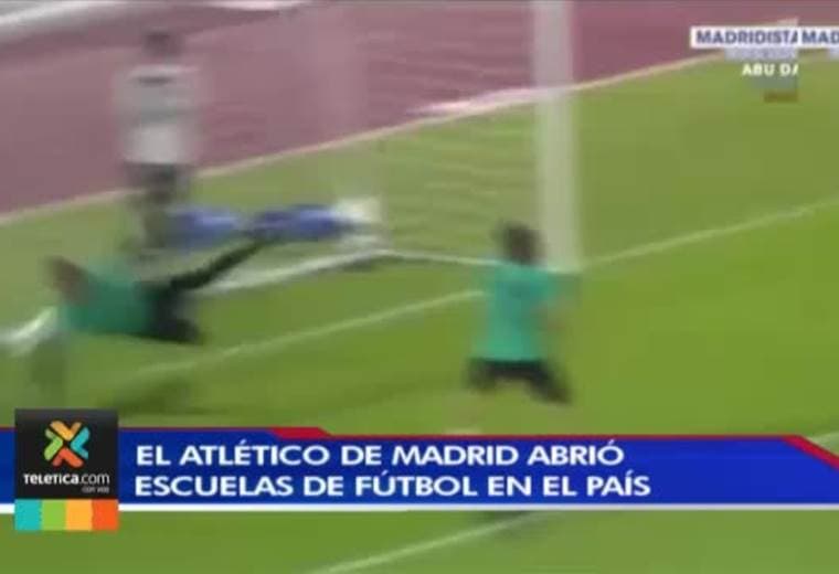 Atlético de Madrid abrió escuelas de fútbol en el país en busca de niños talentosos