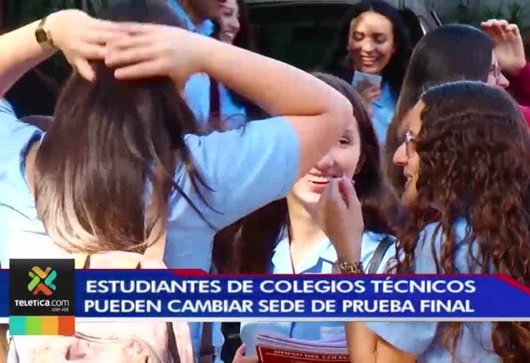 Estudiantes de colegios técnicos pueden cambiar sede de prueba final