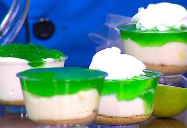 Receta: Copas de pie de limón