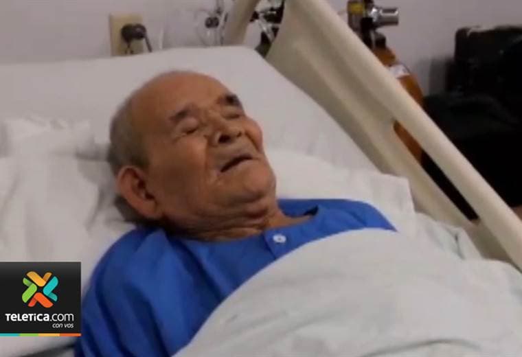Chepito, el costarricense de 118 años, regresó al hogar de ancianos tras ser operado de emergencia