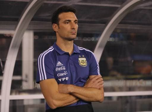 Lionel Scaloni, técnico interino de Argentino.|AFP
