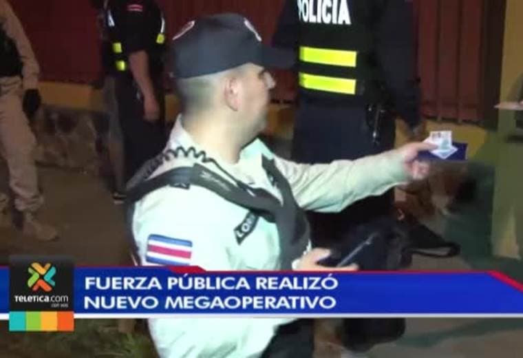 Ministerio de Seguridad realizó anoche un nuevo megaoperativo nacional