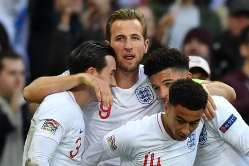 Harry Kane de la selección de Inglaterra.|AFP