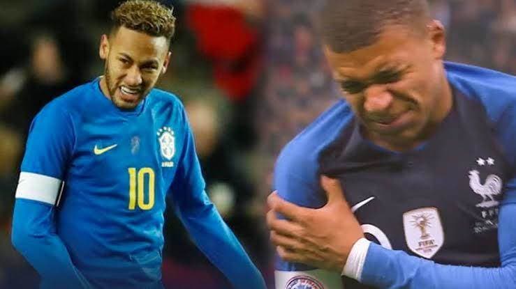 Neymar y Mbappé están lesionados