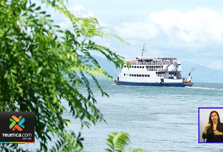 Ferry entre Puntarenas y Paquera estará suspendido del 23 de noviembre al 2 de diciembre