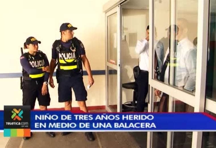 Menor con impacto de bala ingresa en condición delicada al Hospital de Niños
