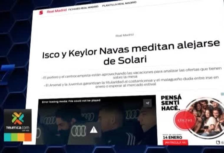Prensa internacional da por un hecho que Keylor Navas abandonará el Real Madrid en enero