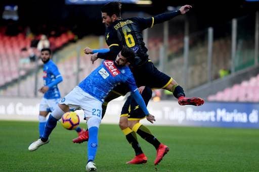Nápoles derrotó al Frosinone por la Serie A. |AFP