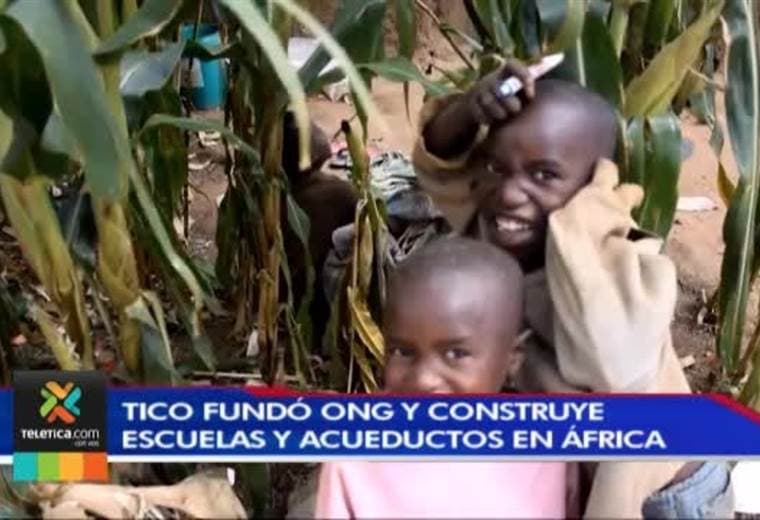 Costarricense fundó una ONG para ayudar a los pueblos más necesitados de África