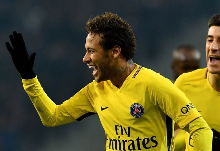 Neymar Jr., delantero brasileño del PSG.