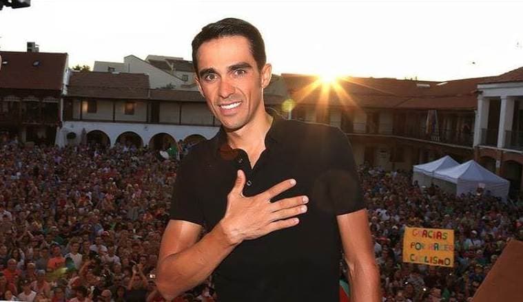 El ciclista español Alberto Contador estará se visita en Costa Rica. 