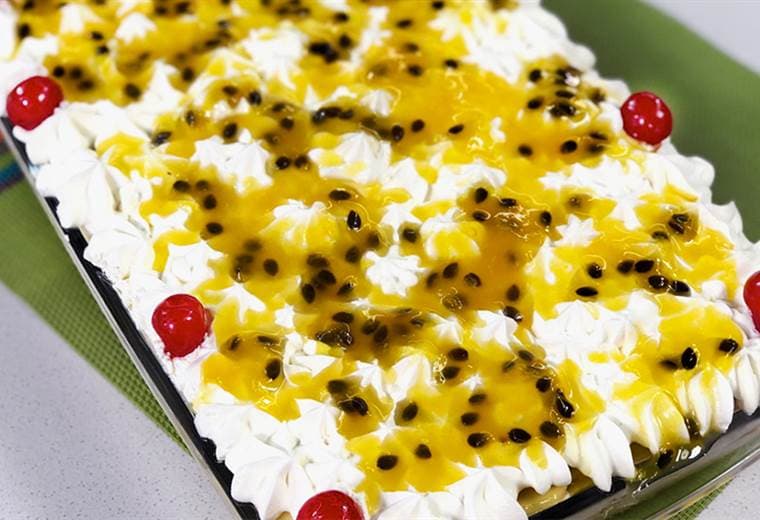 Receta: Charlotte de maracuyá