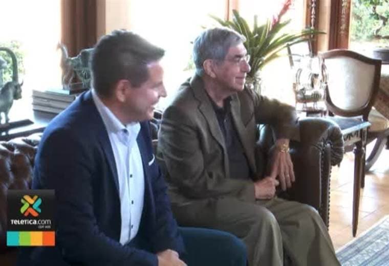 Candidato Fabricio Alvarado se reunió con expresidente Óscar Arias