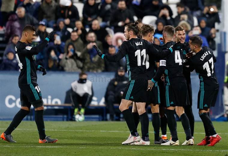 Real Madrid derrotó 1-3 al Leganés en juego de reposición. 