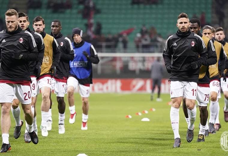 AC Milan entrenamiento