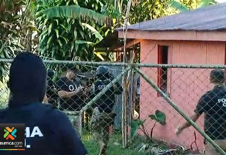 Allanamientos en San Vito y Quepos buscan desarticular banda ligada al tráfico de drogas
