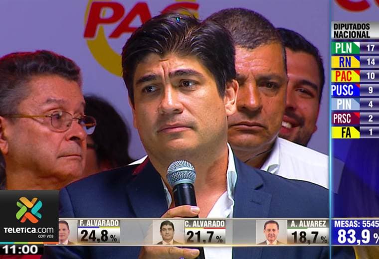 Carlos Alvarado candidato presidencia por el Partido Acción Ciudadana