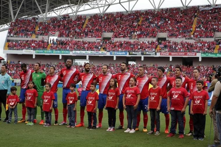 La Selección de Costa Rica. 