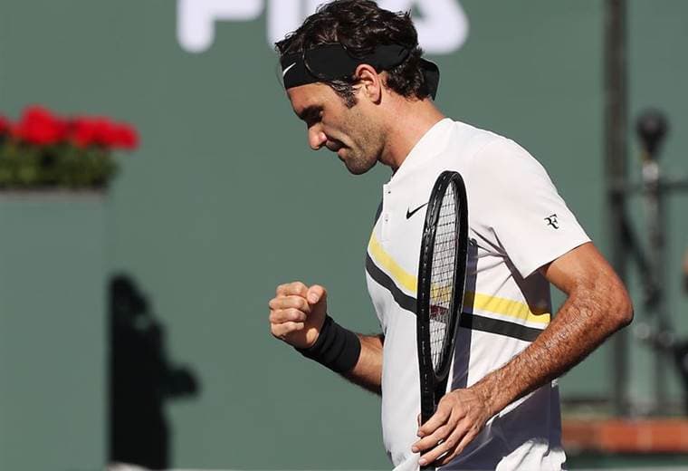 Roger Federer, tenista suizo. |BNP Paribas Open