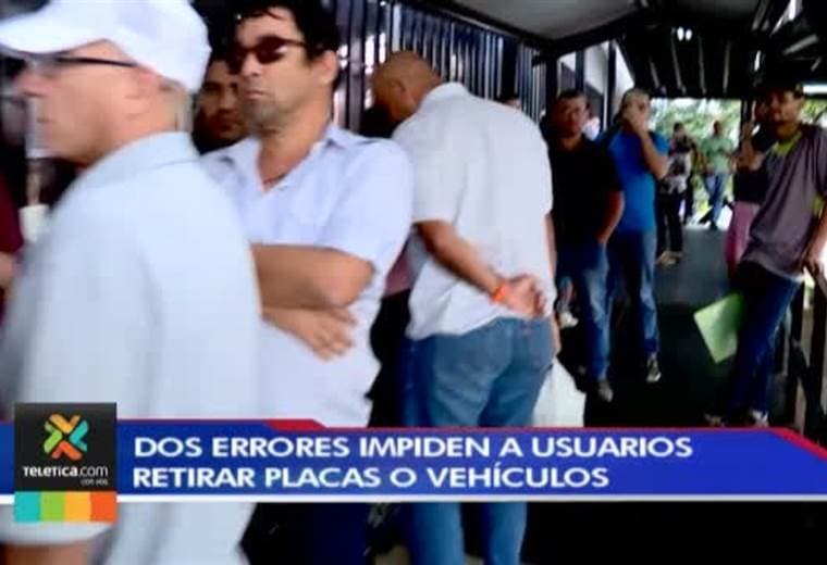 230 personas que sacaron cita en línea se han ido del Cosevi sin retirar placas por cometer errores