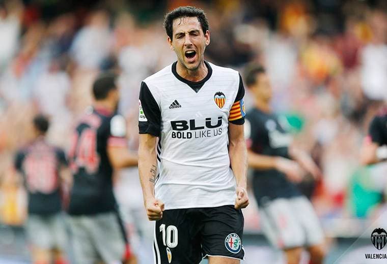 Daniel Parejo, volante y capitán del Valencia.