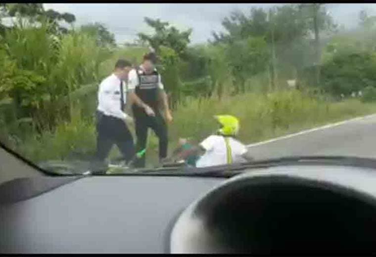 Detenido carretera Interamericana sur