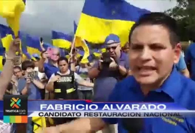 Fabricio Alvarado criticó al PAC, al actual gobierno y aseguró ser víctima de una campaña sucia