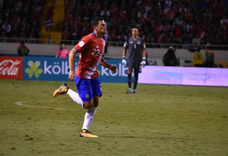 Daniel Colindres, delantero de Costa Rica |Julio Naranjo. 