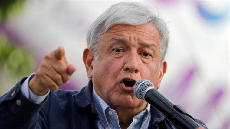 El veterano izquierdista Andrés Manuel López Obrador.