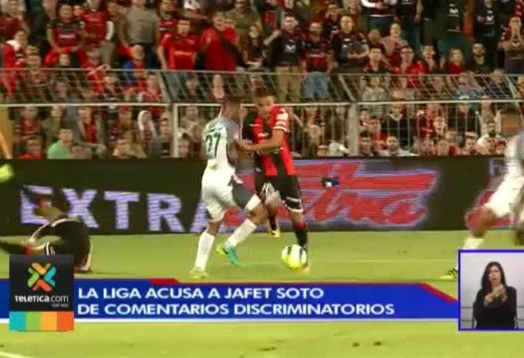 Alajuelense acusa a Jafet Soto de comentarios discriminatorios