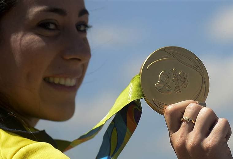 ciclista colombiana Mariana Pajón, BBC.