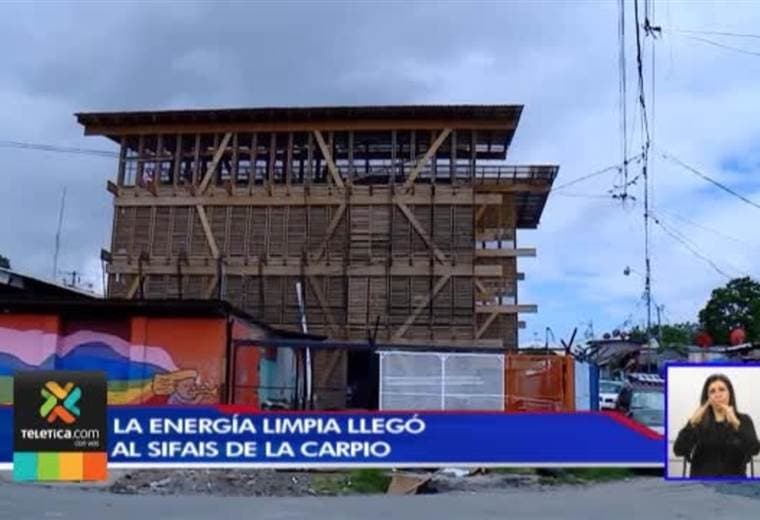 Energía limpia llegó al Sifais en ciudadela La Carpio