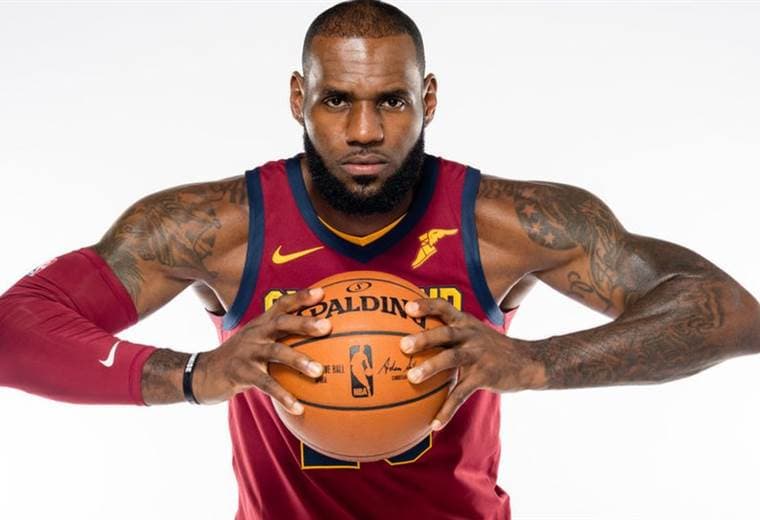 El astro de los Cleveland Cavaliers, LeBron James.