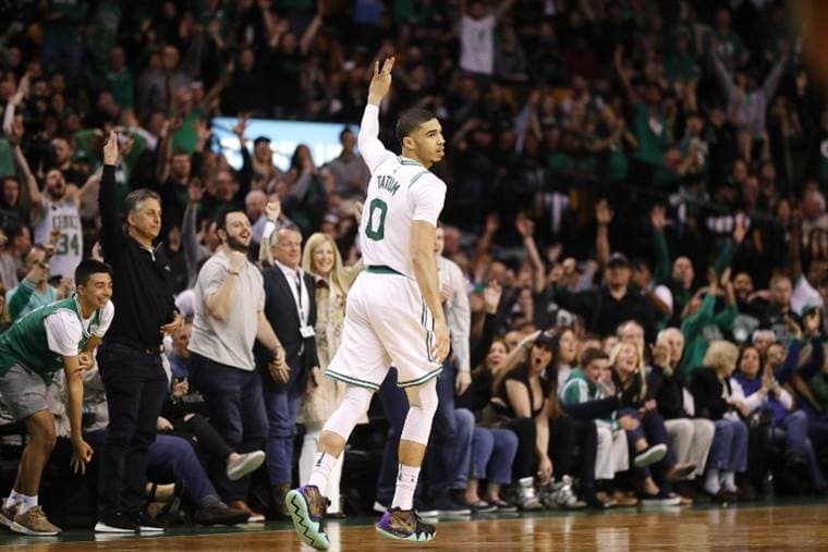 Jayson Tatum de los Celtics. AFP