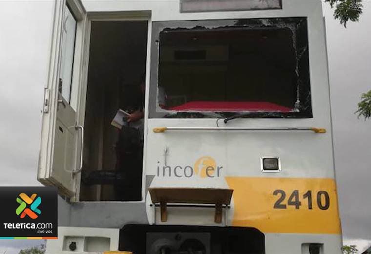 Incofer tiene identificados tres lugares donde hay vandalismo contra trenes
