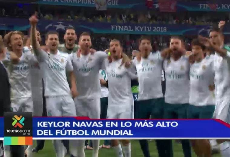 Keylor Navas hace historia para Costa Rica y Centroamérica con tercera Champions