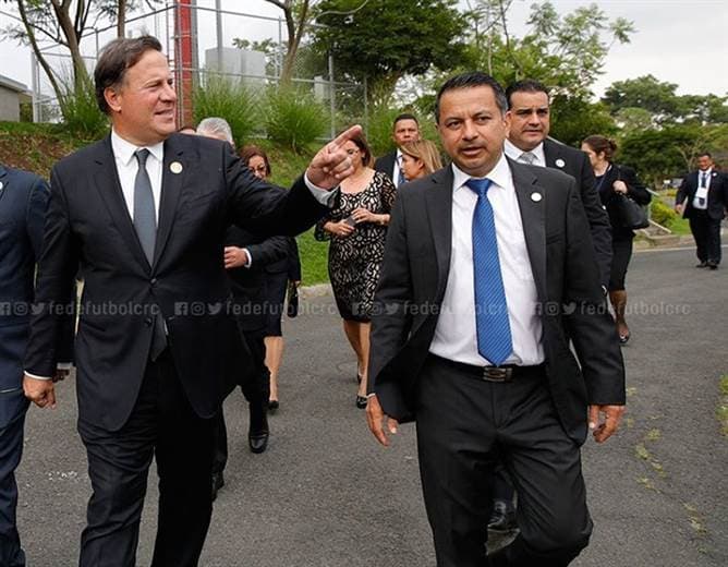 El Presidente de Panamá visitó las instalaciones del Proyecto Gol |Fedefútbol. 