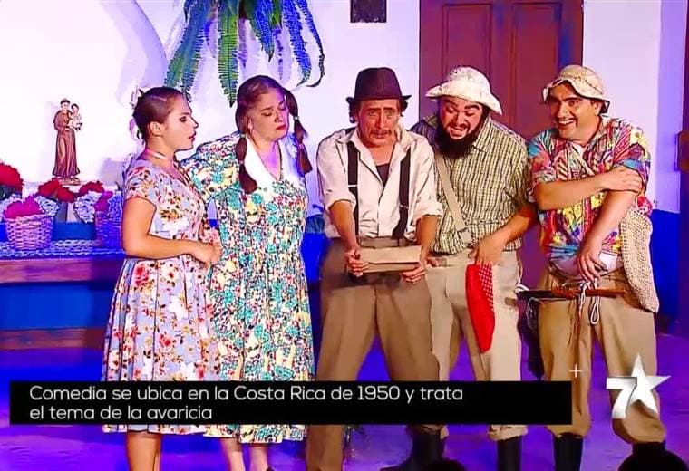 "El Santo y La Chancha" es una comedia familiar, ubicada en la Costa Rica de los años 50, en Escazú, y trata el tema de la avaricia.     Esta obra es basada en el "Avaro" de Moliere, y en la "Olla" de Plauto. El elenco está compuesto por siete actores.     "El Santo y La Chancha" se presenta los viernes, sábados y domingos a las 8 de la noche, en Teatro El Triciclo, Escazú.