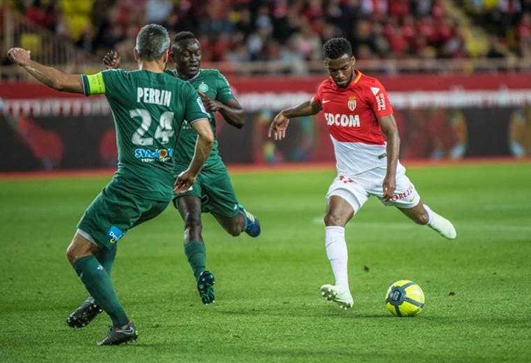 El volante francés del AS Mónaco, Thomas Lemar.