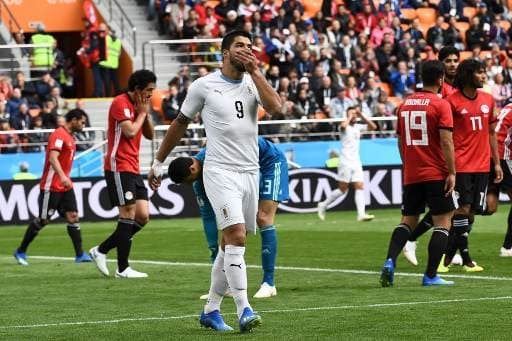 Luis Suárez, delantero de Uruguay.|AFP