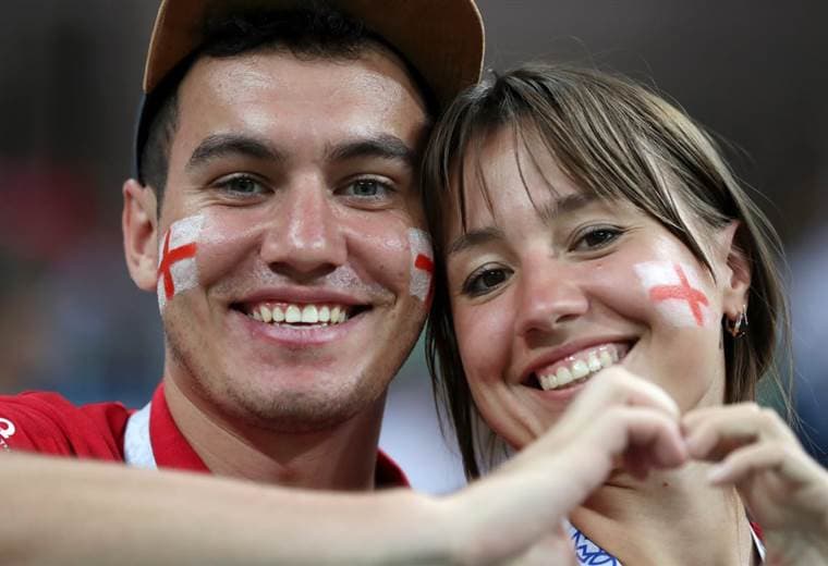 Aficionados en el Mundial de Rusia 2018.