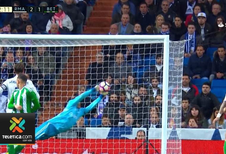 Keylor Navas destaca una parada ante el Betis como la mejor en sus cuatro años con el Real Madrid