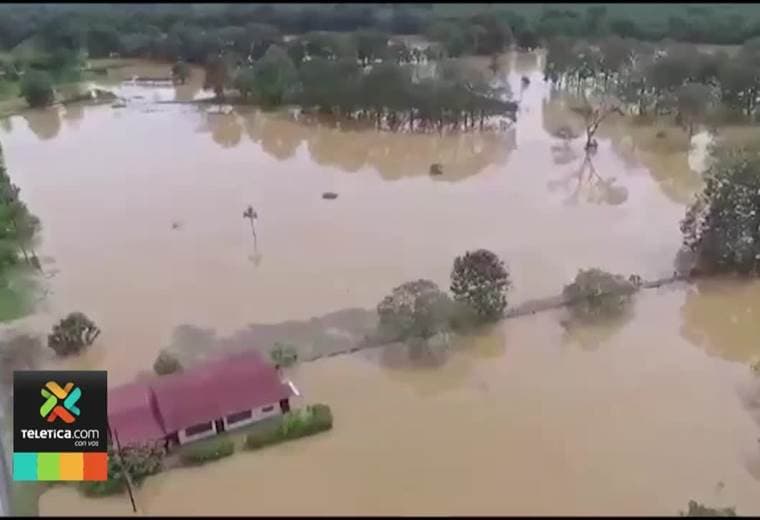 La Gamba en Golfito vuelve a ser golpeada por inundaciones y los vecinos temen que empeore
