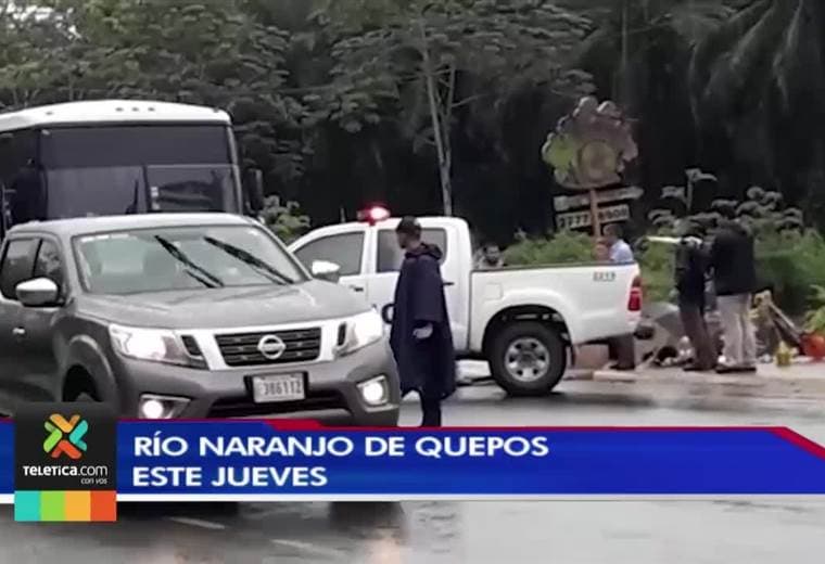 Motociclista muere al chocar contra autobús en Quepos