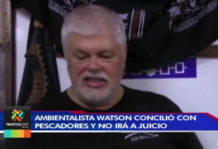 Ambientalista Paul Watson concilió con pescadores y no irá a juicio