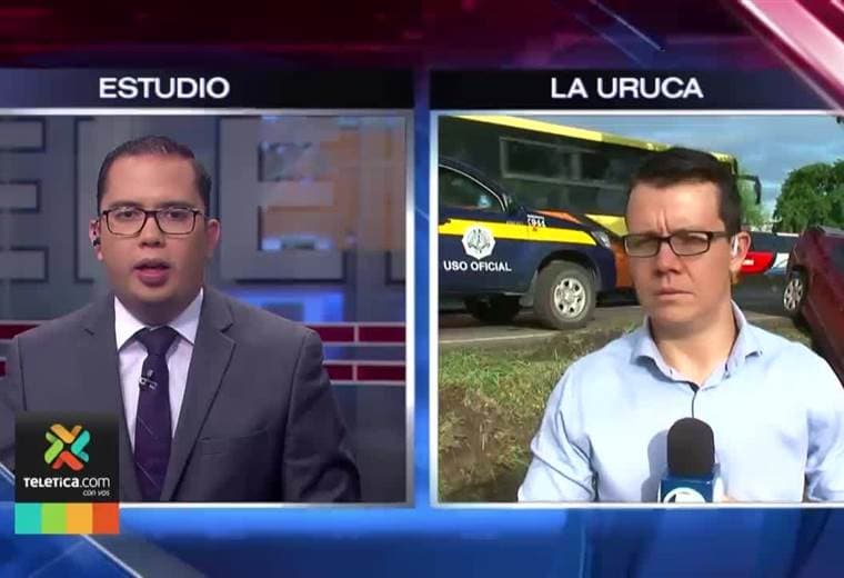 Vehículo vuelca en autopista General Cañas y provoca presas en sentido San José-Alajuela