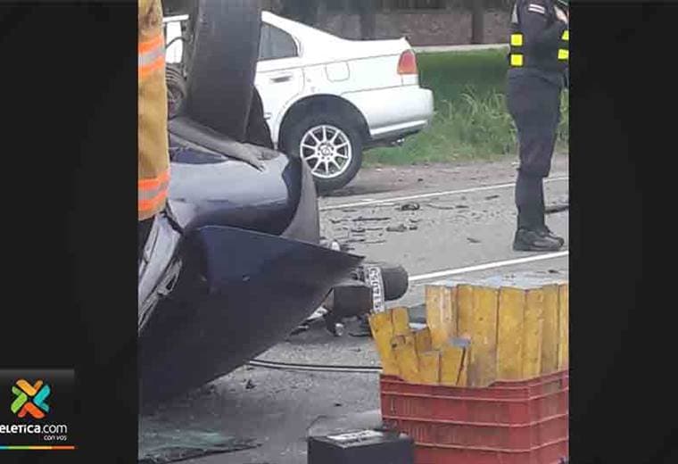 Accidente de tránsito en Cartago deja un muerto y dos heridos graves