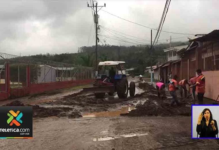 Turrialba continúa con alerta roja por las fuertes lluvias de las últimas horas