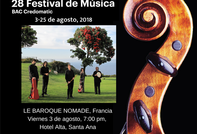 Festival de Música Bac Credomatic será del 3 al 25 de agosto
